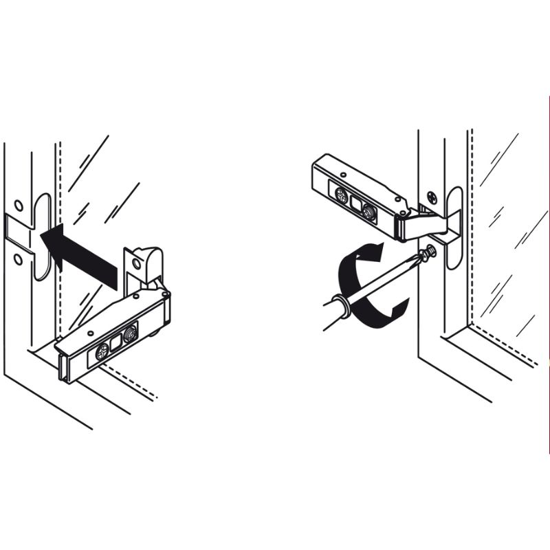 Bản Lề Metalla SM 110º Lọt Lòng Hafele 315.26.7120