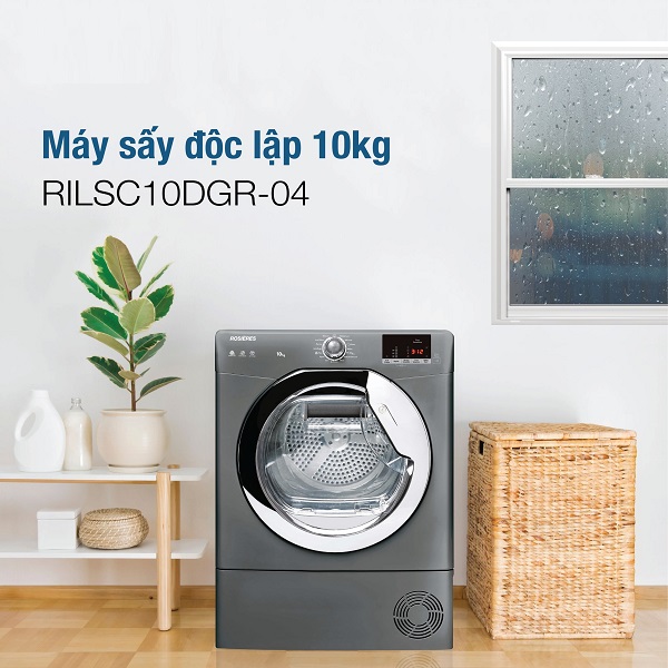 Máy sấy độc lập 10kg Rosieres RILSC10DGR-042