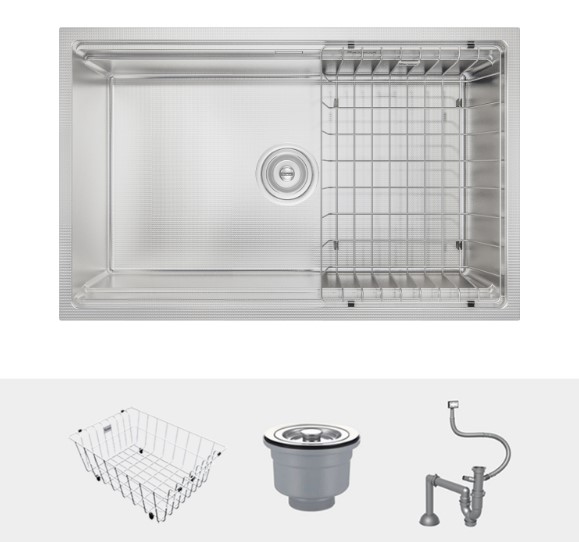 Chậu rửa bát Konox chống xước Workstation Sink – Undermount Sink KN7044SU Dekor3