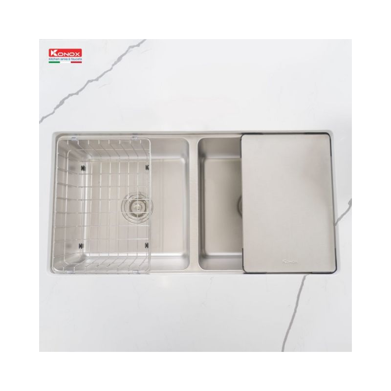 Chậu rửa bát Konox Workstation - Undermount Sink KN8646DU Dekor Basic0