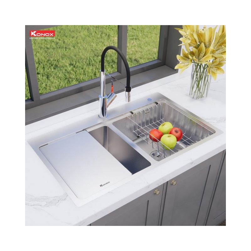 Chậu rửa bát Konox Workstation Undermount Sink KN8651TD Dekor Basic0