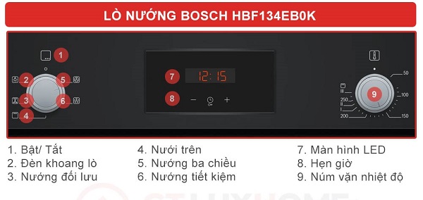 Lò Nướng Bosch HBF134EB0K0