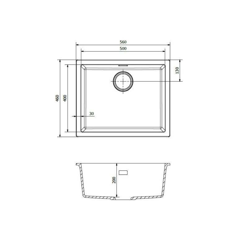 Chậu rửa bát 1 hố Reginox AMSTERDAM 50 HMH.R308512