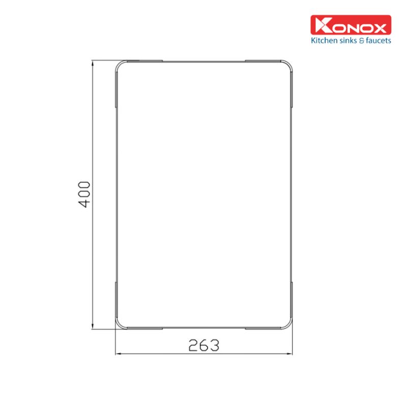 Thớt inox Konox Cutting Board CB030