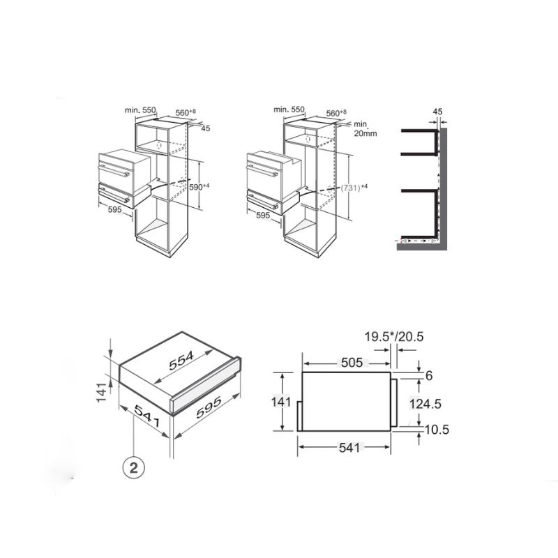 Khay giữ ấm Fagor 3WD-A22N0