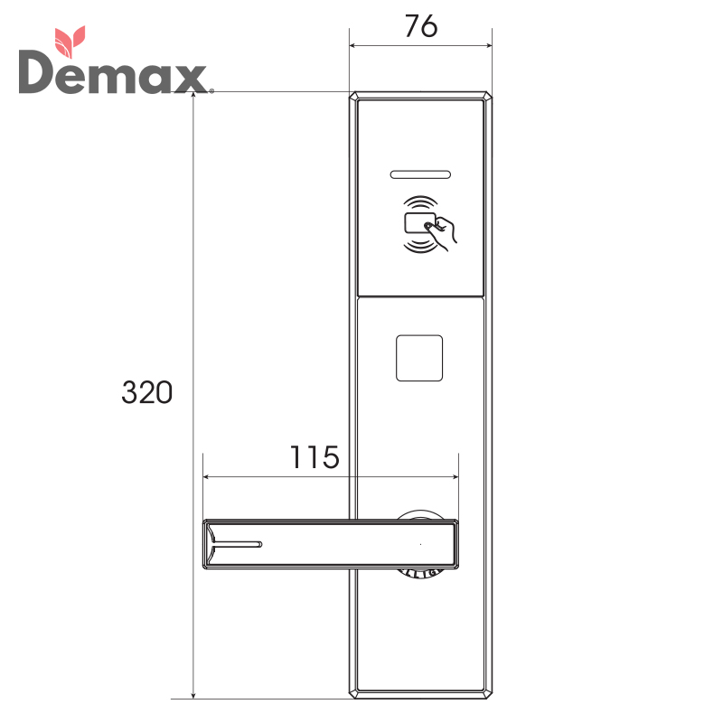 Khóa cửa điện tử Demax HSL6050