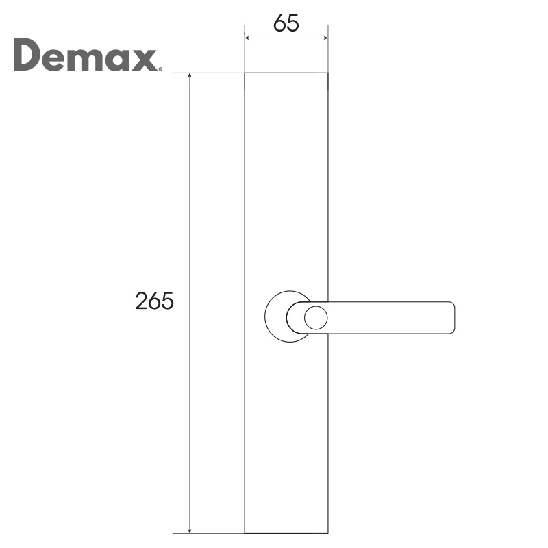 Khóa cửa điện tử Demax SL266 BN0