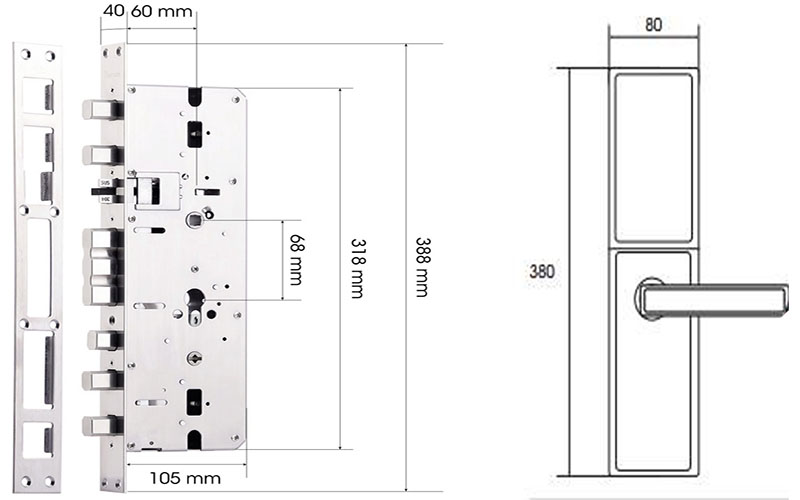 Khóa cửa thông minh Demax SL621 AC1