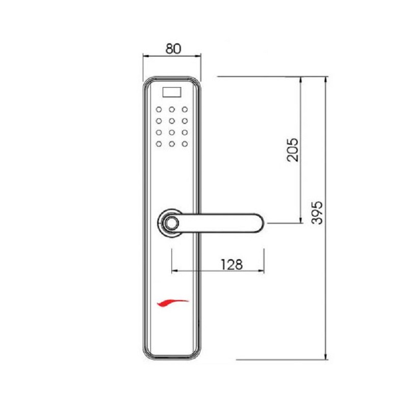 Khóa cửa điện tử Demax SL630 DG0