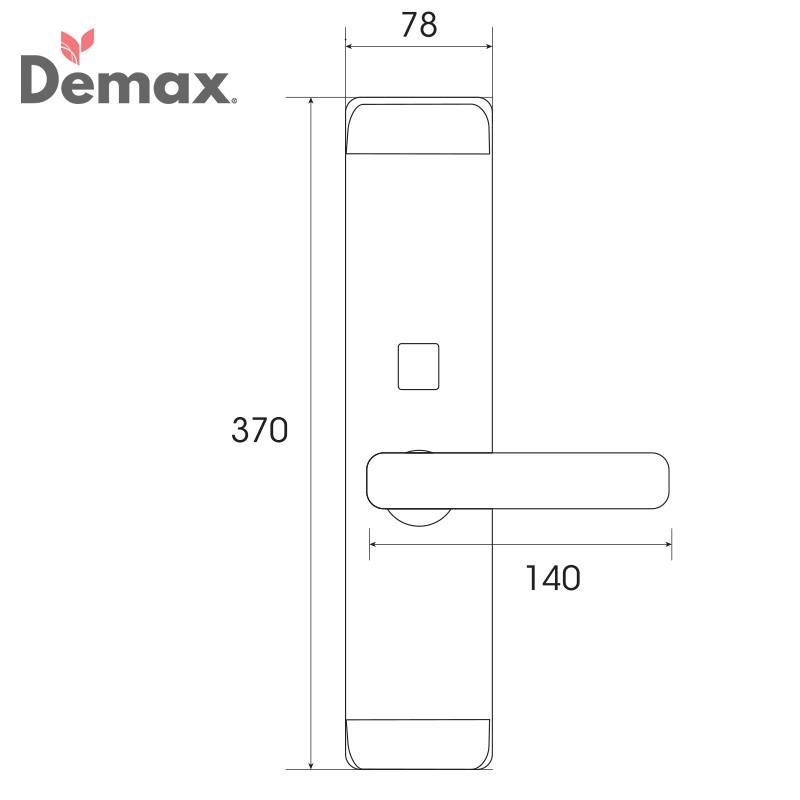 Khóa cửa thông minh Demax SL768 BN0