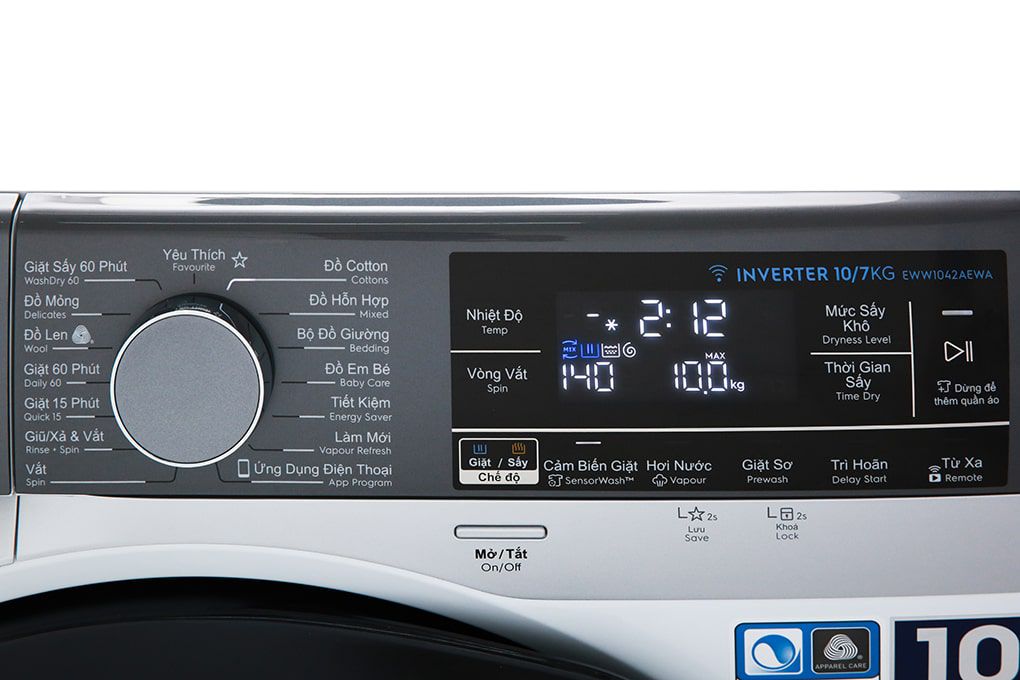 Máy giặt sấy Electrolux EWW1042AEWA1