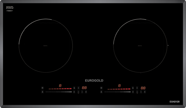 Bếp điện từ 2 vùng nấu Eurogold EUH2120