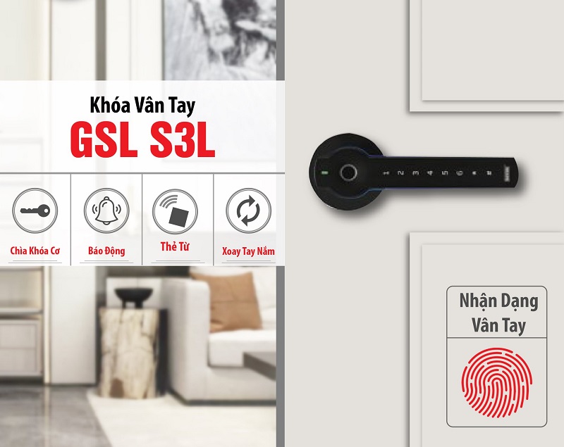 KHÓA ĐIỆN TỪ GIOVANI GSL–S3L2