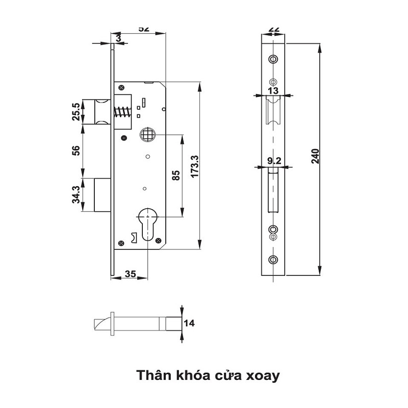 Khóa điện tử Hafele EL6500-TCS 912.20.1221