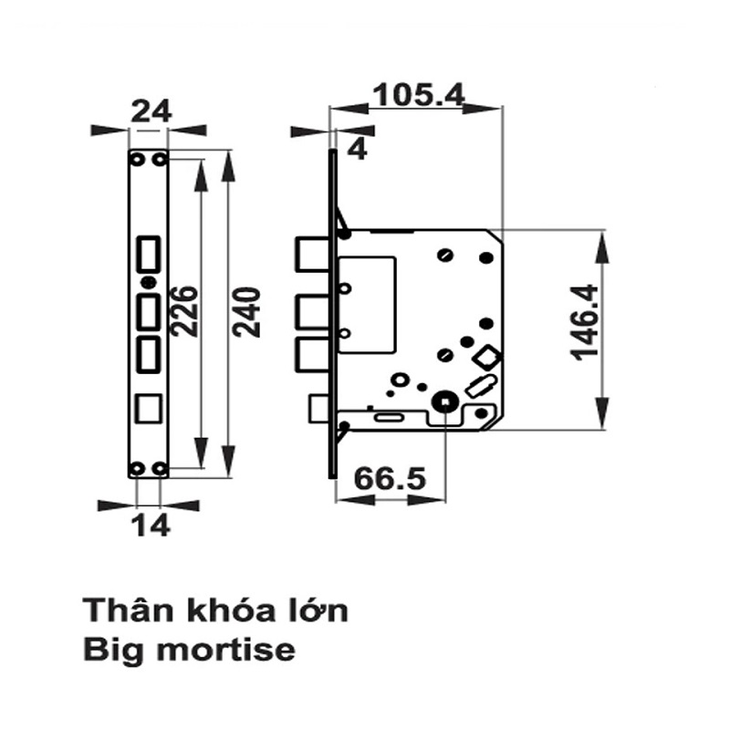 Khóa cửa điện tử Hafele EL7900-TCB 912.05.6441