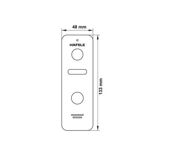 Camera chuông cửa Hafele SVD-700HD 959.23.0961