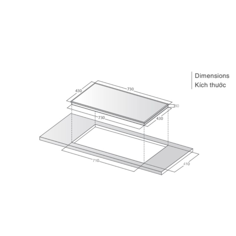 Bếp từ đôi Lorca LCI-8093