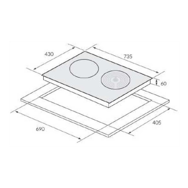 Bếp từ kết hợp hồng ngoại Eurosun EU-TE226Pro lắp âm4