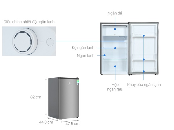 Tủ lạnh Electrolux EUM0930AD-VN1