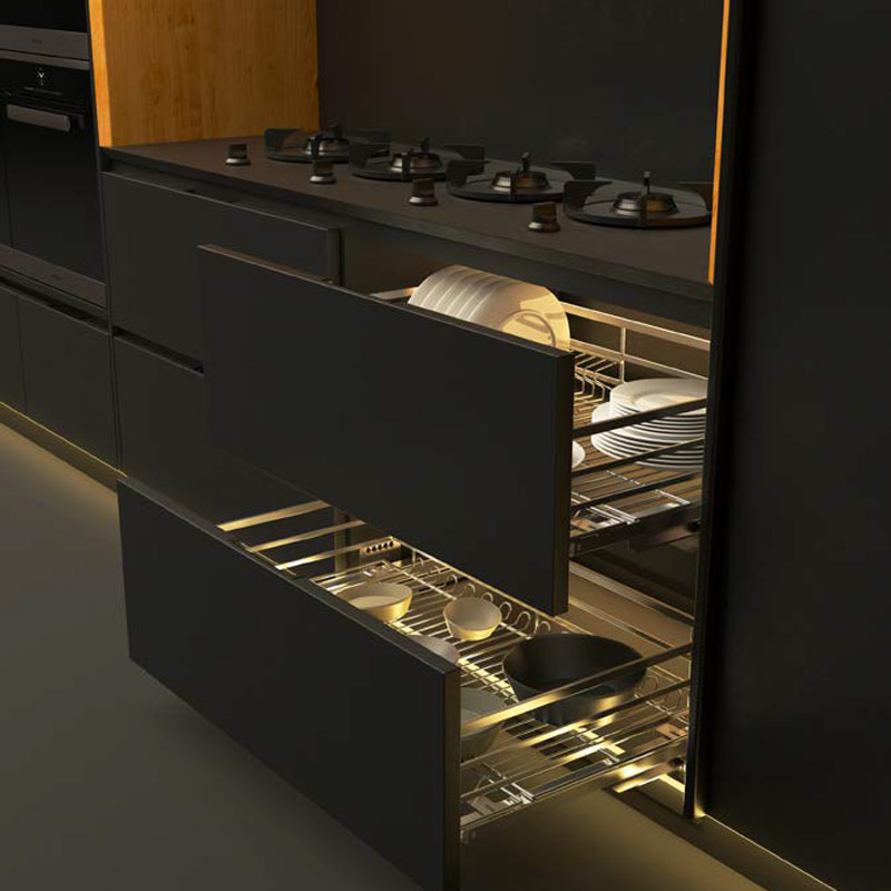 Rổ chén đĩa có khung PRESTO Cucina 544.40.005 Inox 304