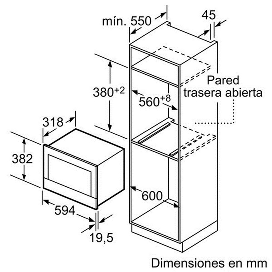 Lò vi sóng Bosch BFL634GB12