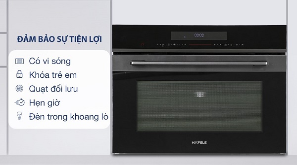 Lò nướng kết hợp vi sóng âm tủ Hafele 538.01.4311