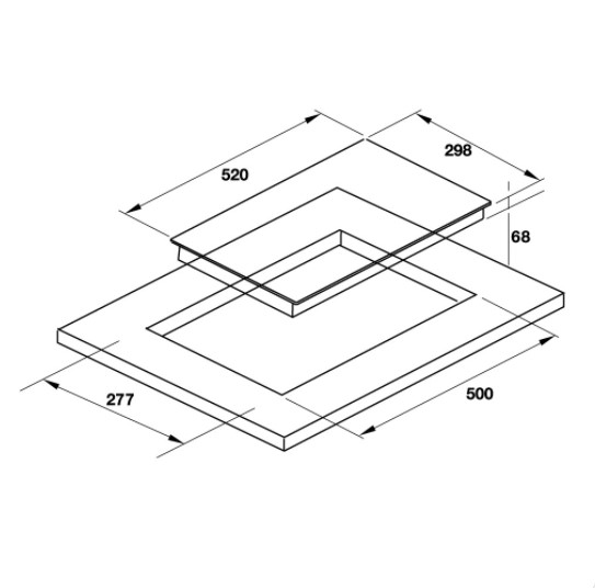 Bếp từ Domino HC-I302D 536.01.9000