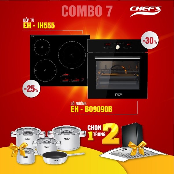 Khuyễn mãi 30/4 1/5 giảm giá 30% combo thiết bị nhà bếp