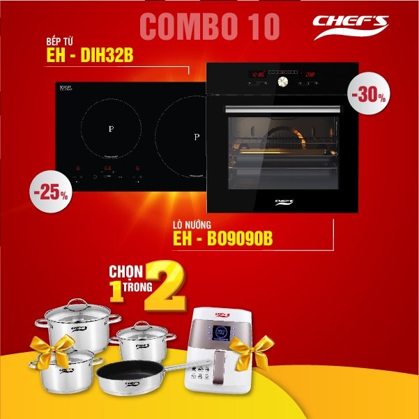 Khuyễn mãi 30/4 1/5 giảm giá 30% combo thiết bị nhà bếp