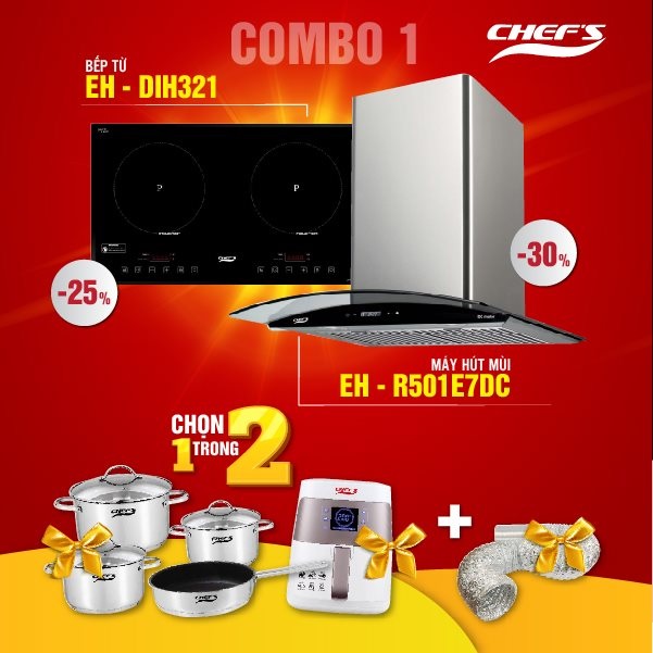 Khuyễn mãi 30/4 1/5 giảm giá 30% combo thiết bị nhà bếp