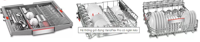 Hệ thống giỏ đựng VarioFlex có ngăn kéo 