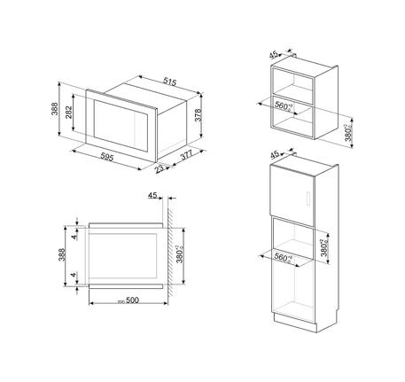 Lò vi sóng kết hợp nướng Hafele FMI325X 536.34.1610