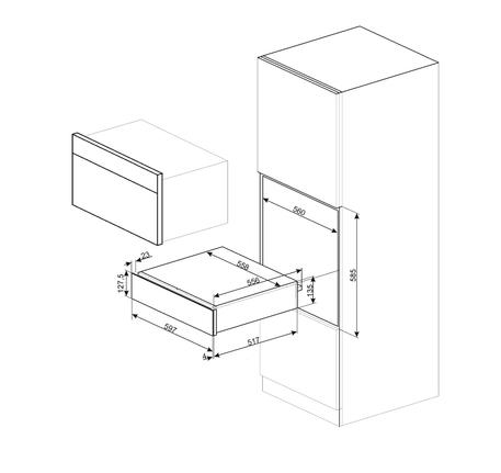 Khay giữ ấm, làm nóng thực phẩm Hafele LINEA 536.54.8820