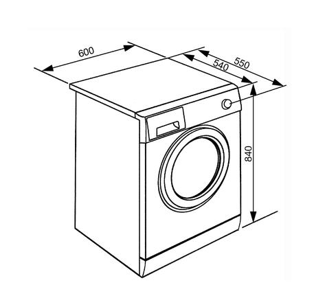 Máy giặt độc lập Hafele WHT814EIN 536.94.1570