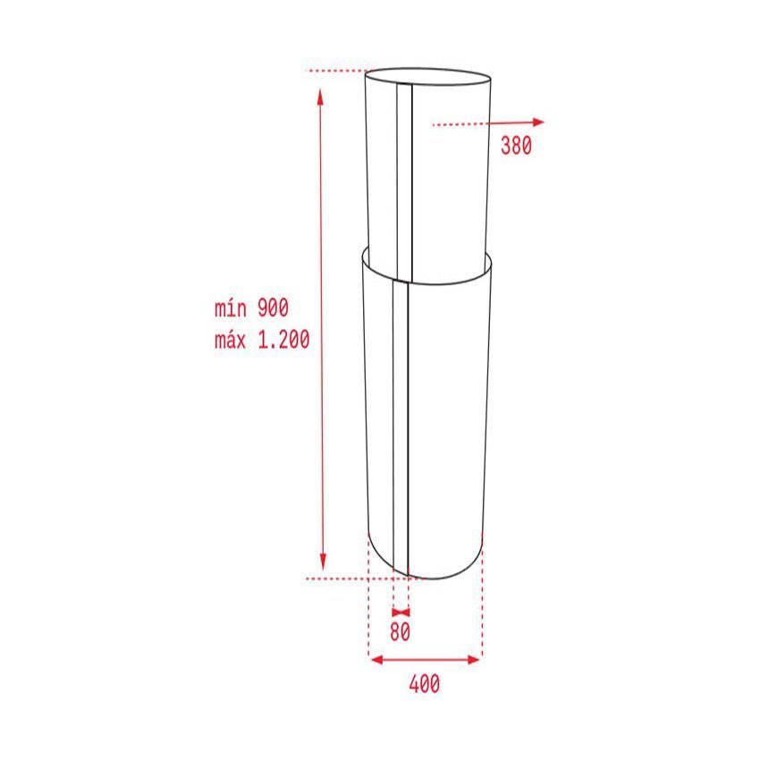 Máy hút khử mùi ốc đảo Teka CC 485 404803300