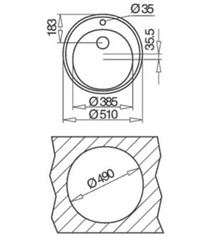 Thông số chi tiết của chậu rửa bát cao cấp Teka Centroval 45