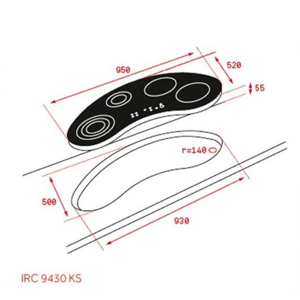 Bếp từ TEKA IRC 9430 KS 102101620