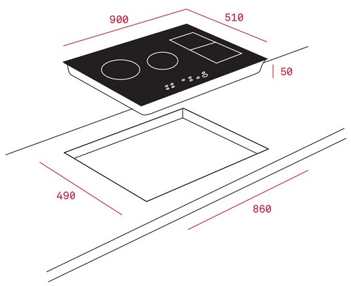 Bếp từ TEKA IRF 94300