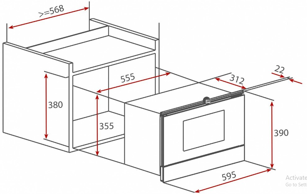 Thông số chi tiết của lò vi sóng TEKA MWL 22 EGL