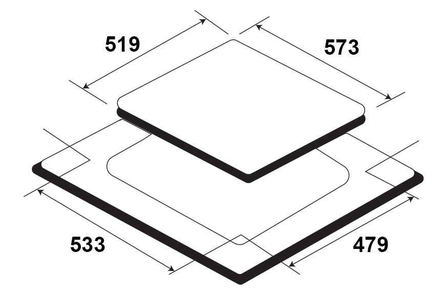 Bếp Từ 4 Vùng Nấu KAFF KF–HIDE868I0