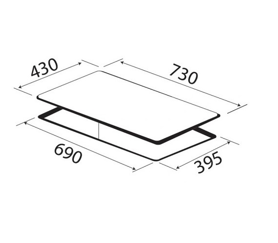 Bếp từ + Ga âm Kaff KF-088IG0