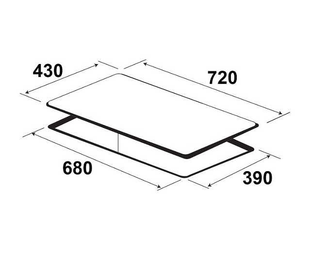 Bếp điện từ kết hợp Kaff KF - 179IC0