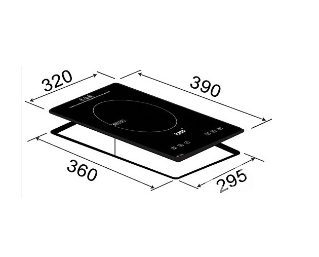 Bếp điện đơn âm Kaff KF-330C0