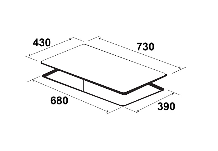 Bếp 1 từ 1 hồng ngoại Kaff KF-808IH0