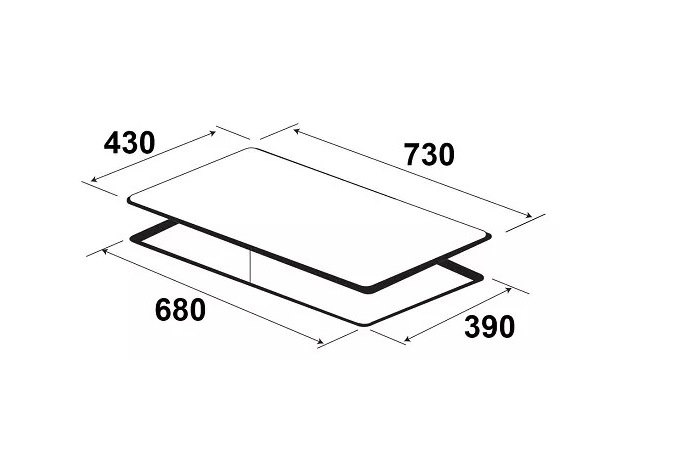 Bếp từ đôi Kaff KF-808II0