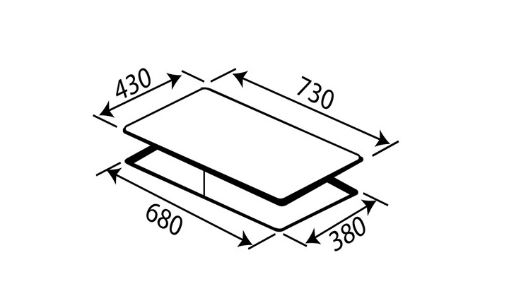 Bếp từ đôi Kaff KF-866GII0