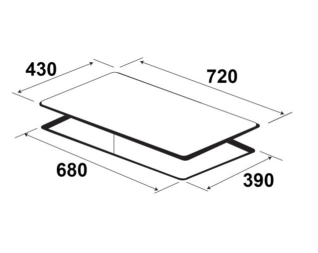 Bếp điện từ kết hợp Kaff KF - 988IC0