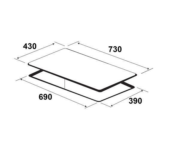 Bếp điện từ kết hợp Kaff KF-FL101IC0