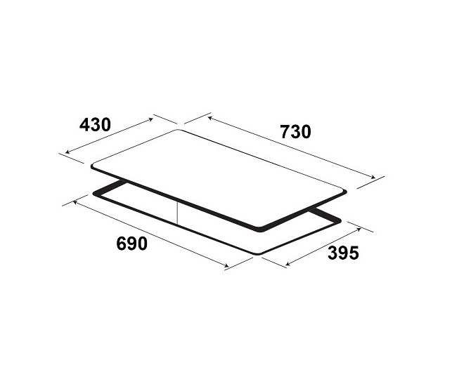 Bếp điện từ kết hợp Kaff KF - FL68IC0