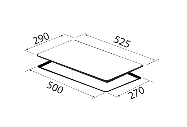 Bếp domino 2 từ Kaff KF-H33DIS0